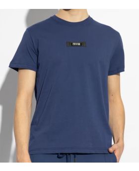 Versace Jeans t-shirt 77GAH6S3 J0001 238 granatowy S Kolor granatowy Rozmiar1 S