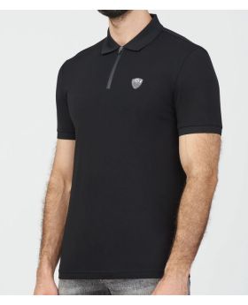 EA7 polo 8NPF13 PJRGZ 1200 czarny