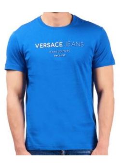Versace Jeans t-shirt B3GTA71D 30134 255 kobalt S Kolor kobaltowy Rozmiar1 S