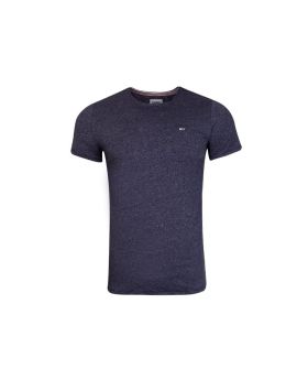 TJ t-shirt TJM Slim Jaspe C Neck granatowy 3XL