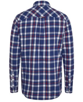TJ koszula TJM Essential Check Shirt granatowy 