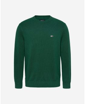 TJ sweter TJM Slim ESSNTLS C-Neck zielony XXL