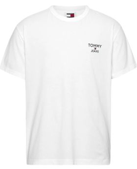 TJ t-shirt DM0DM18872 YBR  biały