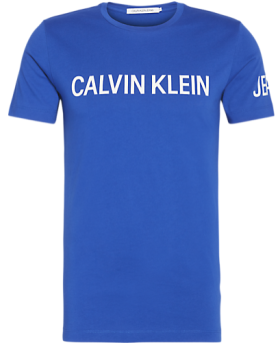 Calvin Klein Jeans t-shirt J30J311463 408 niebieski S Kolor niebieski Rozmiar1 S