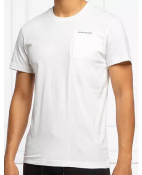 CK t-shirt CKJ Horizontal Micro BEH biały L