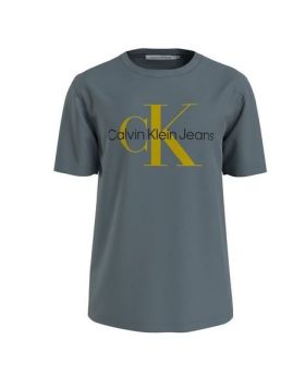 CKJ T-shirt J30J320806 CFQ niebieski