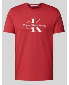CKJ t-shirt J30J325190 XA0 czerwony 