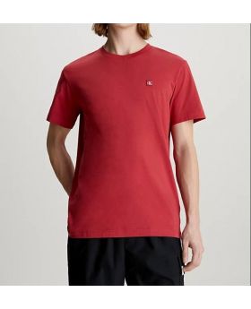 CKJ t-shirt J30J325268 XA0 czerwony L