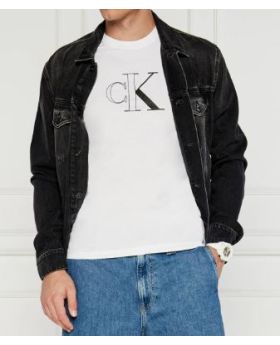 CKJ t-shirt J30J325678 YAF biały 