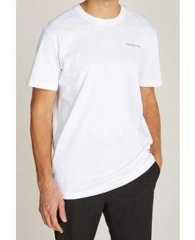 CKJ t-shirt J30J325679 YAF biały 