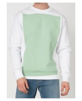 CK bluza K10K103354 332 biaˆy