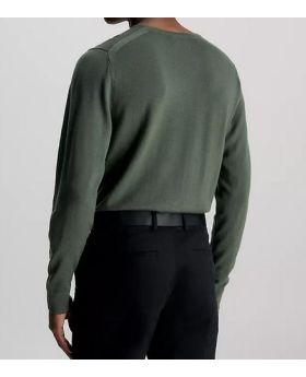 CK sweter K10K109474 LLP zielony