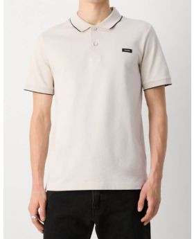 Calvin Klein polo  K10K112463 CGA kremowy XXL Kolor kremowy Rozmiar1 XXL