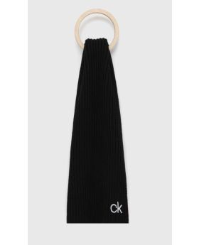 Calvin Klein szalik K50K509742 BDS czarny Kolor czarny