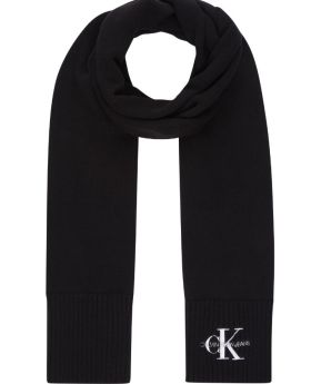 Calvin Klein szalik K50K511175 BDS czarny Kolor czarny