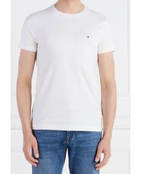 TH t-shirt Core Stretch Slim C-neck biały
