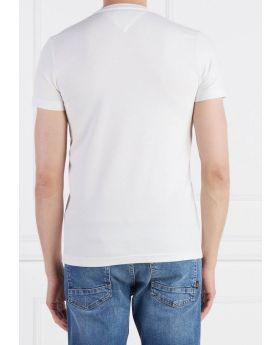TH t-shirt Core Stretch Slim C-neck biały