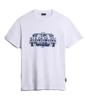 NAP t-shirt S-Manta SS NP0A4H2C0021 bia?y