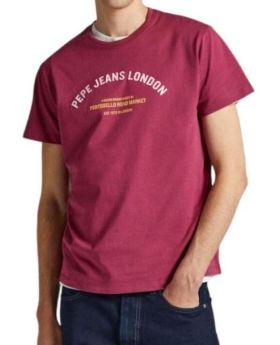 PJ t- shirt PM 508948 278 bordowy 