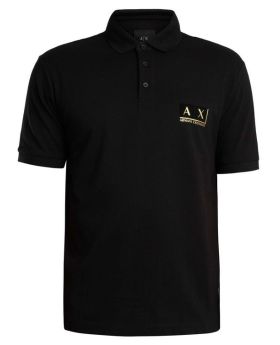 AX polo XM001885 AF130262 MC004 czarny 
