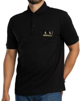 AX polo XM001885 AF130262 MC004 czarny 