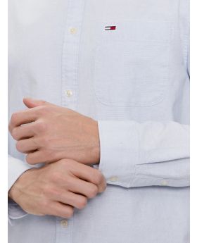 TJ koszula TJM Reg Oxford Shirt bˆ©kitny M