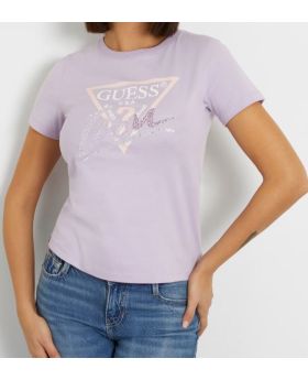 GU t-shirt W4GI20I3Z14 G472 fioletowy
