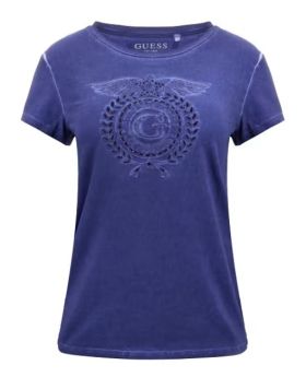 GU t-shirt W4GI36KA0Q1 F7V1 niebieski 