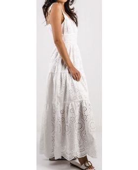 GU sukienka W4GK46WG571 G011 biały
