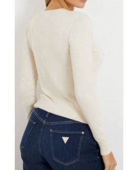 Guess sweter W4RR37Z2NQ2 G1F7 beżowy S Kolor beżowy Rozmiar1 S