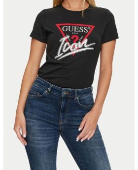 Guess t-shirt W4YI32 I3Z14 JKBL czarny L Kolor czarny Rozmiar1 L