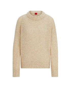 Hugo sweter 50500798 270 beżowy L Kolor beżowy Rozmiar1 L