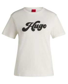 HU t-shirt 50539101 110 kremowy