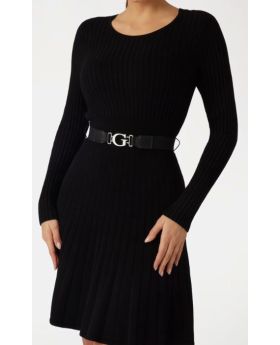 GU sukienka W5BK68Z2YJ2 JBLK czarny 