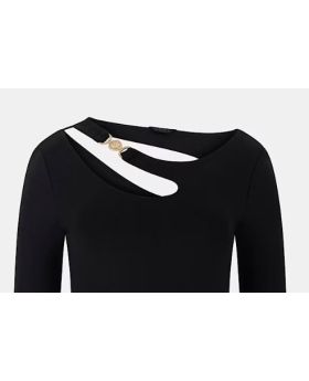 GU bluzka W5BP18KC7M2 JBLK czarny