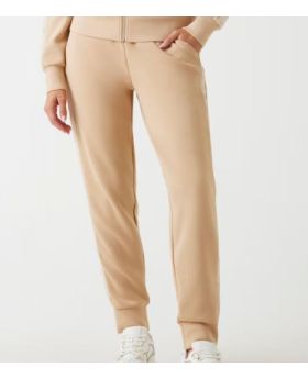 GU spodnie dresowe W5YB11KBYE2 A11T beżowy