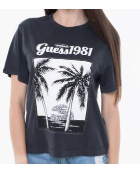 GU t-shirt W5YI17I3Z14 F9P6 czarny 