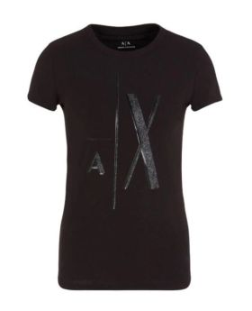 AX t-shirt 6RYT50 YJC7Z 1200 czarny