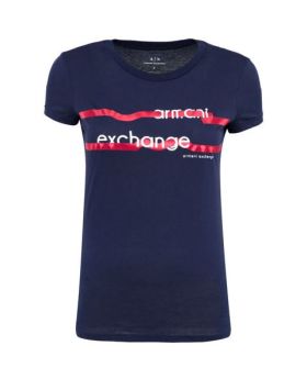 Armani Exchange t-shirt 6ZYTAP YJA8Z 1554 granat S Kolor granatowy Rozmiar1 S