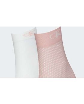Calvin Klein skarpety 701226664 003 różowy OS Kolor różowy Rozmiar4 OS
