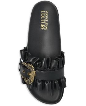 Versace Jeans klapki 80VA3SM5 ZS185 899 czarny 36