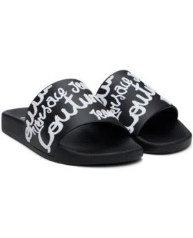 Versace Jeans klapki 80VA3SQ1 71350 899 czarny 35