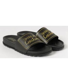 Versace Jeans klapki 80VA3SQ2 ZSS79 899 czarny 35