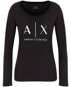 AX t-shirt 8NYTDG YJ16Z 1200 czarny