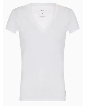 AX t-shirt 8NYTDH YJ16Z 1000 biały