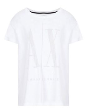 AX t-shirt  8NYTHX YJ8XZ 1000 biały M