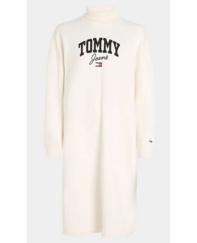 Tommy Jeans sukienka DW0DW16462 YBH beżowy XS Kolor beżowy Rozmiar1 XS