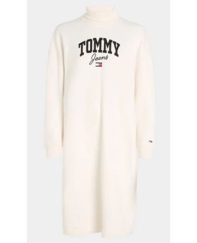 Tommy Jeans sukienka DW0DW16462 YBH beżowy L Kolor beżowy Rozmiar1 L