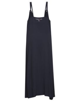 Tommy Jeans sukienka TJW Midi Strap Dress granat L Kolor granatowy Rozmiar1 L