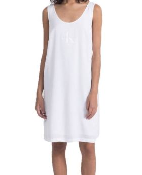 Calvin Klein Jeans sukienka J20J206937 112 biały XS Kolor biały Rozmiar1 XS